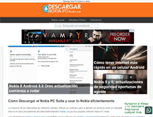 Tablet Screenshot of descargarnokiapcsuite.com